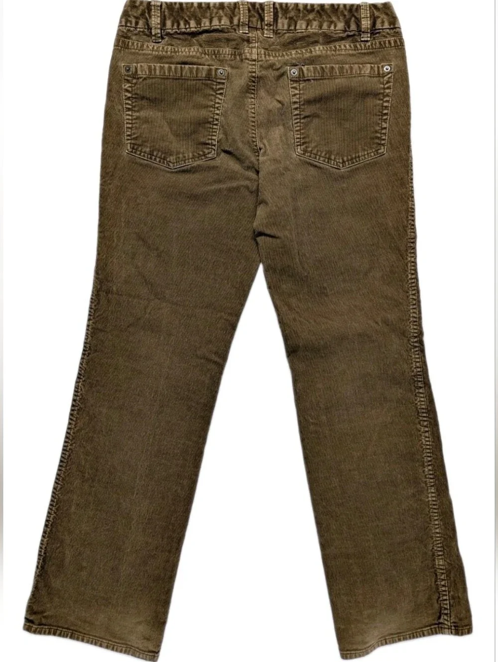 J. Crew Womens 8S Short Brown Corduroy Pants Favorite Fit Stretch Cords